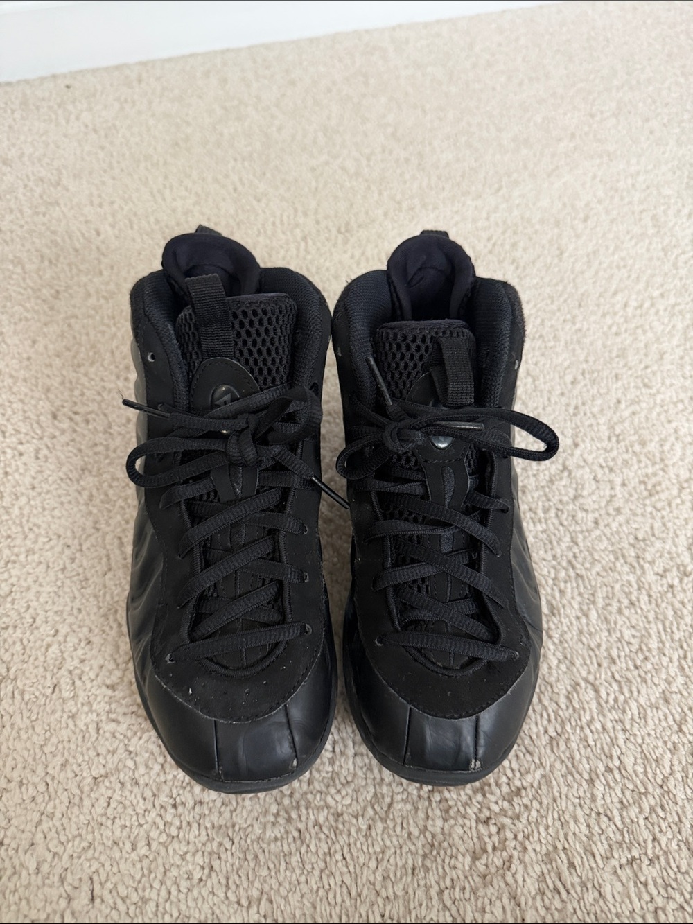 Nike Kids Black High-Top Sneakers